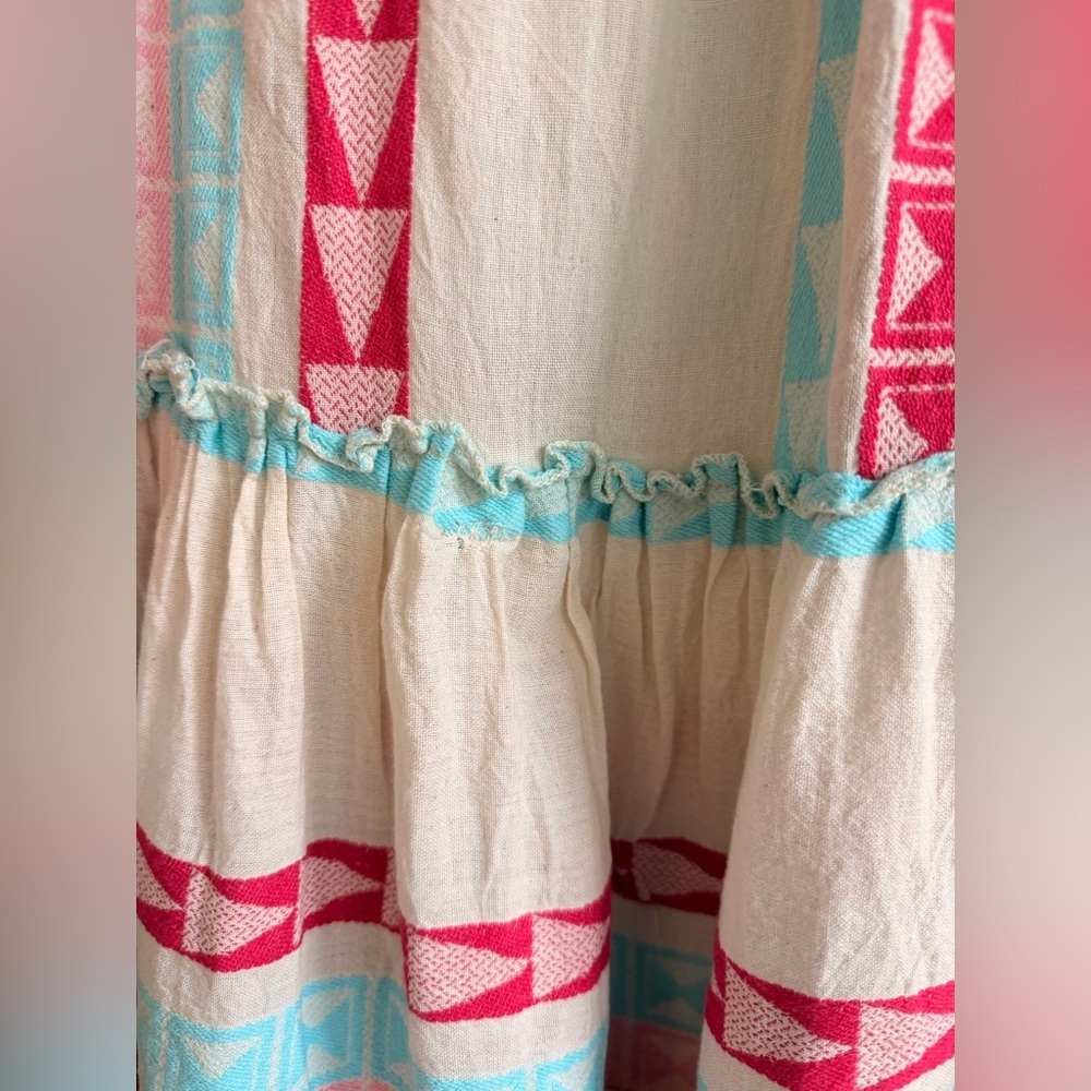 Quadalupe design Catalina Short Dress Pink/Blue size L - Picture 5 of 6